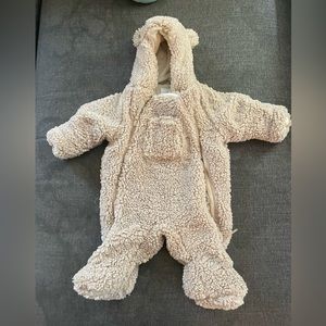 7AM Teddy Jumpsuit size 3-6 months